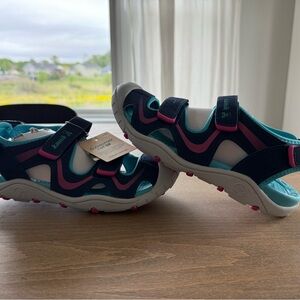 Kamik Blue and Pink Sneakers - Wander - Juniors Youth 7